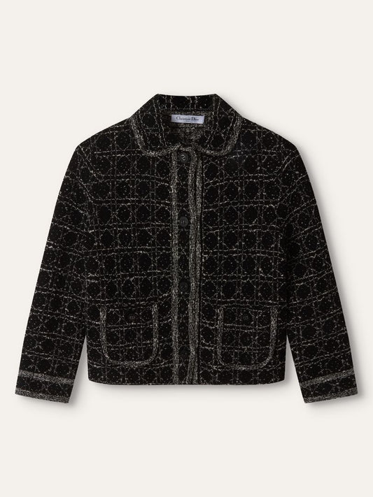 Black & White Macrocannage Jacket