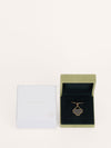 Black Onyx & Yellow Gold Vintage Alhambra Pendant Necklace