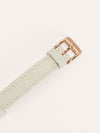 Small Nantucket Rose Gold Diamond Set Watch With Alligator Strap