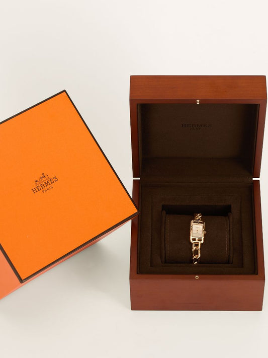 Small Rose Gold Nantucket Jeté Watch With Chain Bracelet