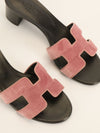 Bois De Rose Velvet Oasis Sandals