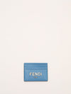 Light Indigo Grained Leather Card Holder