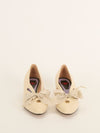 Cream Bow Berith Pumps