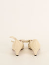 Cream Bow Berith Pumps
