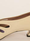 Cream Bow Berith Pumps