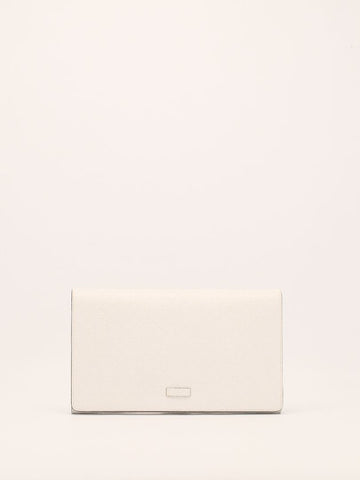 White Oversized Diamante Clutch