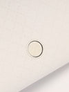 White Oversized Diamante Clutch