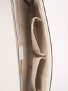 White Oversized Diamante Clutch