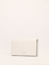 White Oversized Diamante Clutch