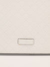 White Oversized Diamante Clutch
