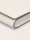 White Oversized Diamante Clutch