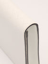 White Oversized Diamante Clutch