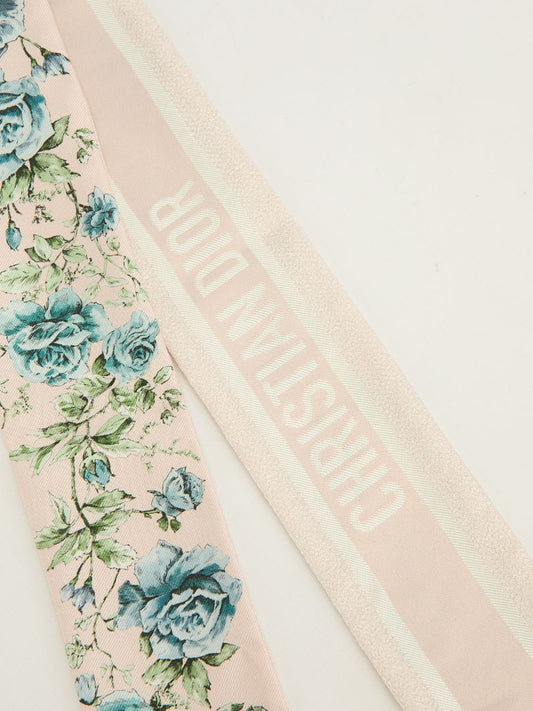 Pink & Blue D-Floral Mitzah Scarf