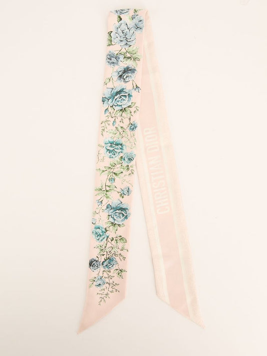 Pink & Blue D-Floral Mitzah Scarf