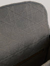 Grey Medium Cannage Embroidery Lady D-Lite Handbag With GHW