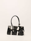 Black Top Handle Bag