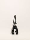 Black Top Handle Bag