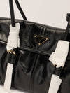 Black Top Handle Bag
