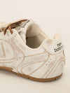 White Distressed Miu Miu x New Balance 530 SL Sneakers
