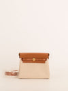 Herbag Zip 20 Écru & Beige Fauve Bag 2025 K Stamp