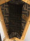 Black Small Fendi First Nappa Leather Bag With GHW