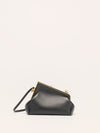 Black Small Fendi First Nappa Leather Bag With GHW