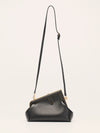Black Small Fendi First Nappa Leather Bag With GHW