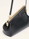 Black Small Fendi First Nappa Leather Bag With GHW
