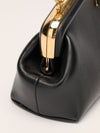 Black Small Fendi First Nappa Leather Bag With GHW