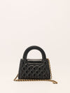 Black Nano Kelly Shopper Bag With GHW