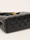 Black Nano Kelly Shopper Bag With GHW