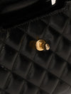 Black Nano Kelly Shopper Bag With GHW