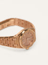 Pink Gold Mini Piguet Royal Oak Frosted Gold Quartz Watch