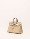 Birkin 25 Tricolour Trench Craie Étoupe Veau Epsom With PHW 2025 K Stamp