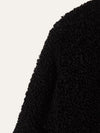 Black Reversible Boucle Jacket