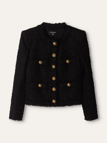 Opa Noir Four Pocket Tweed Jacket