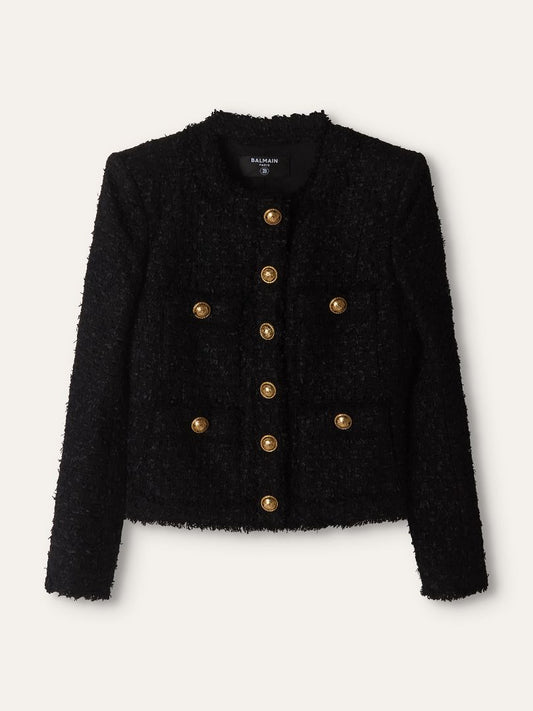 Opa Noir Four Pocket Tweed Jacket