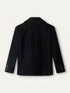 Navy Paris-Hamburg Wool Peacoat