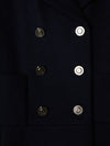 Navy Paris-Hamburg Wool Peacoat