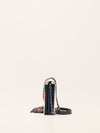 Blue & Red & White CC Tassel Patchwork Flap Bag With SHW