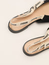 Black  J'Adior Slingback Flat