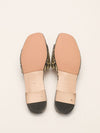 Black & Ivory Python Print G Cut-out Slide