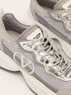 Silver & Lilac VLogo Signature Sneakers