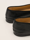 Noir Lambskin Leather Ballet Flats