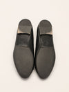 Noir Lambskin Leather Ballet Flats