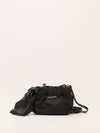 Black Tessuto Nylon Pouch With GHW