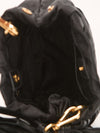 Black Tessuto Nylon Pouch With GHW