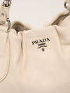 Talco Vitello Daino Leather Shoulder Bag With SHW