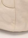 Talco Vitello Daino Leather Shoulder Bag With SHW