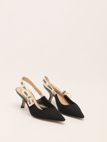 Black  J'Adior Slingback Pumps